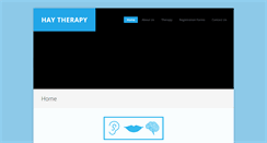 Desktop Screenshot of haytherapy.com